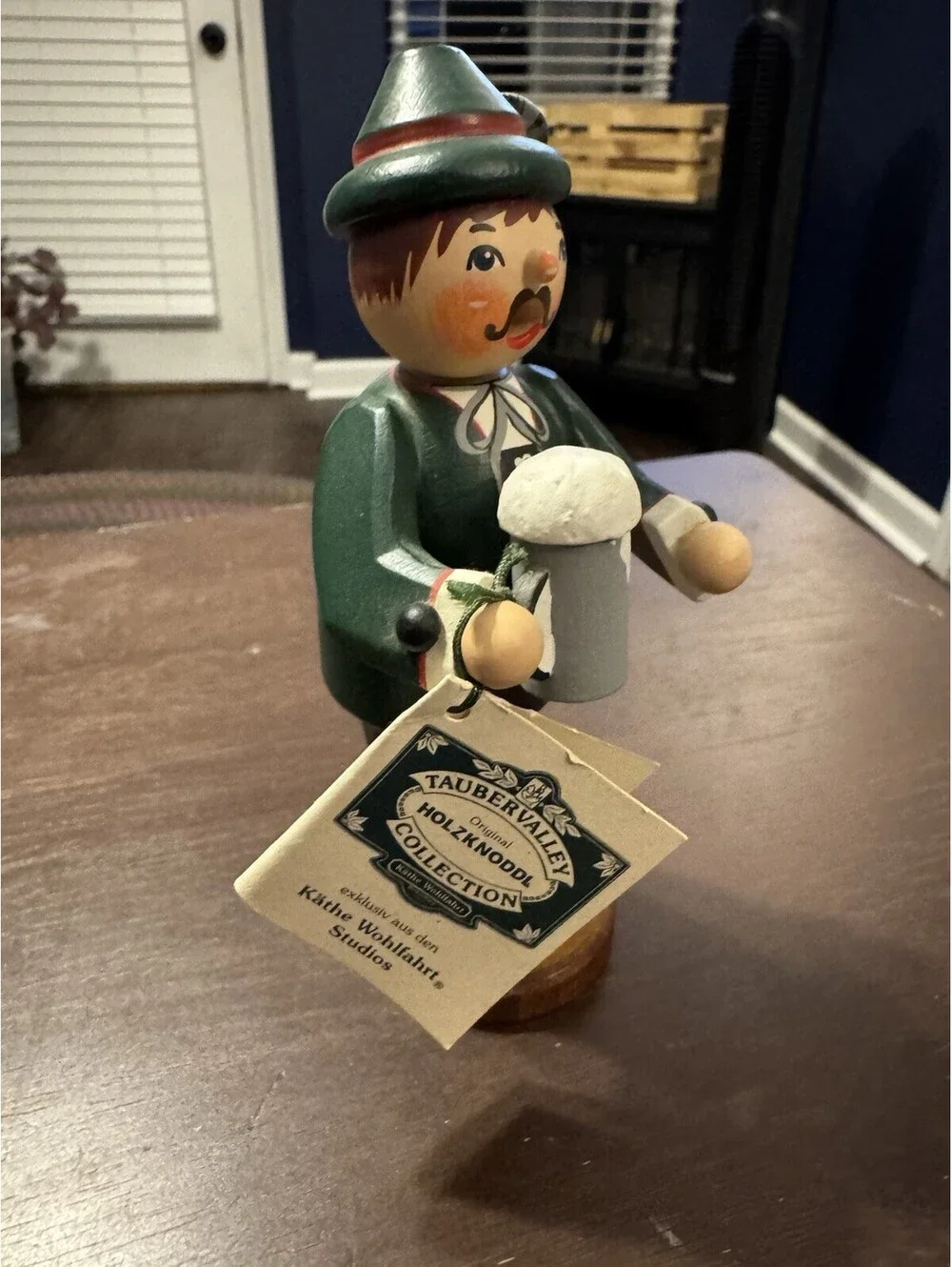 Holz Knoddl Kathe Wohlfahrt Original HOLZKNODDL Incense Smoker